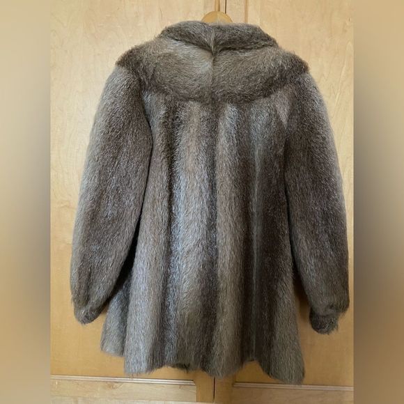 Genuine vintage mink fur coat 1960s real fur jacket rare - Picture 6 of 9
